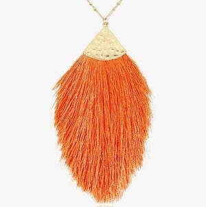 Bohemian Thread Tassel Statement Necklace